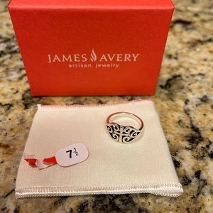 James Avery Scroll Cross Ring